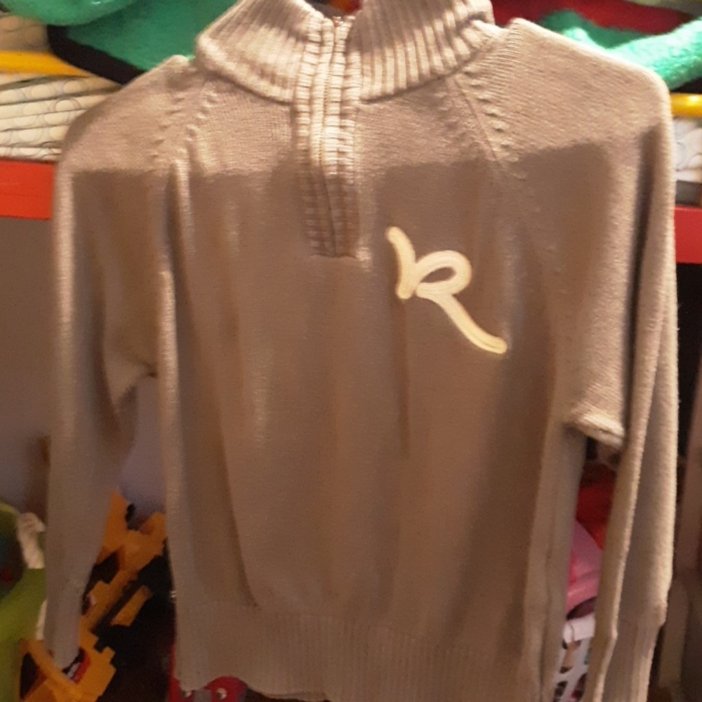 Boys zip up sweater